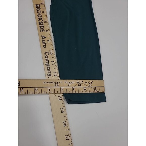 Talbots Petites Long Sleeve Tee Women's Size Large Petite Green Double Front - Picture 5 of 6